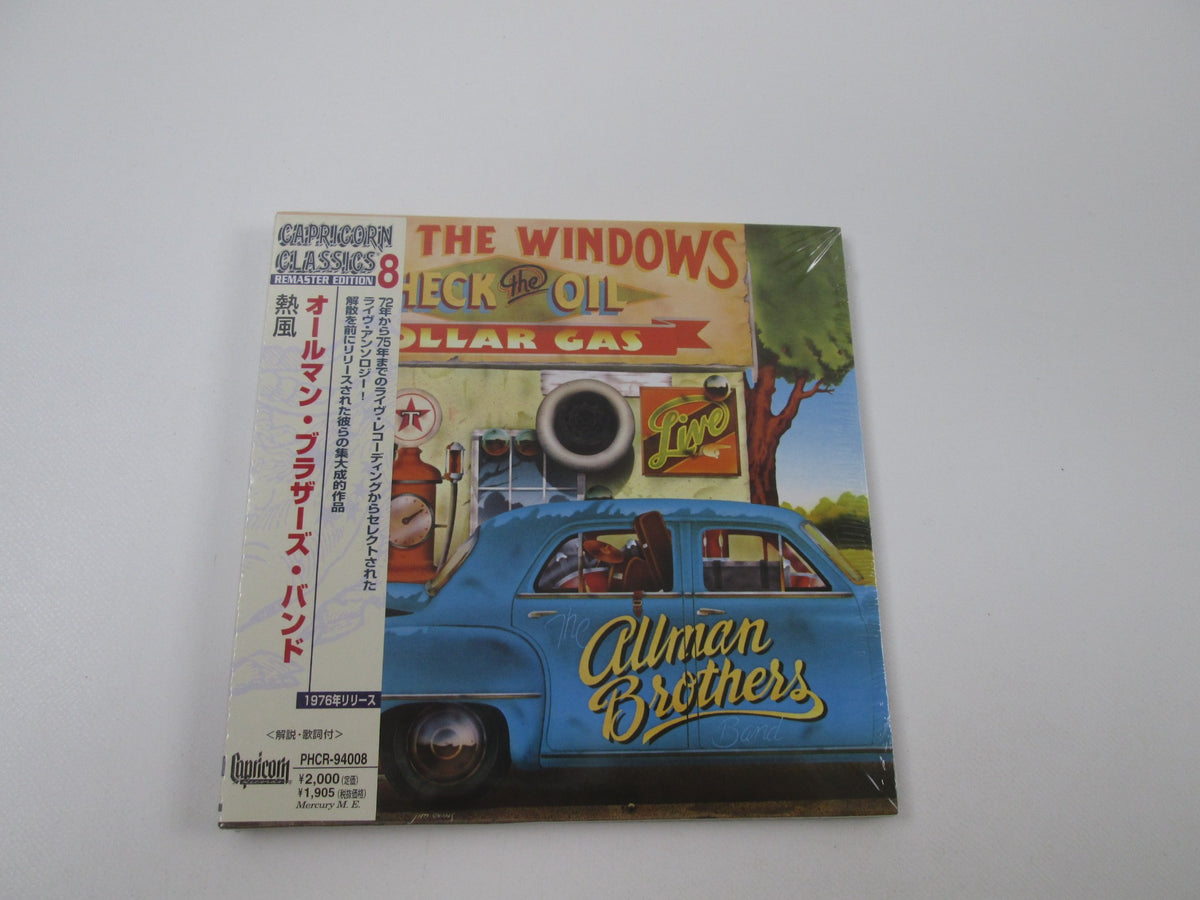 Allman Brothers Band Wipe The Windows Promo Sealed WPCR-94008 Music CD Japan OBI