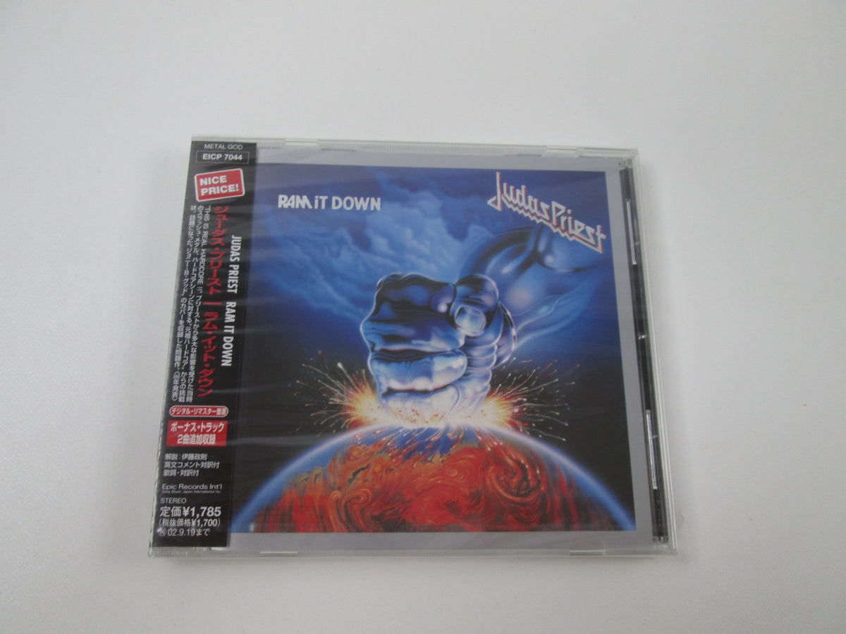 Judas Priest Ram It Down Promo Sealed EICP-7044 Music CD Japan Ver with OBI