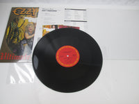 Load image into Gallery viewer, OZZY OSBOURNE THE ULTIMATE LIVE 15AP 3269 with Poster Post Card Japan LP Vinyl
