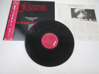 Load image into Gallery viewer, Saxon The Eagle Has Landed (Live) Carrere P-11227 with OBI Japan LP Vinyl
