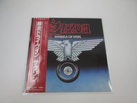 Load image into Gallery viewer, Saxon Wheels Of Steel P-10870G with OBI Japan LP Vinyl
