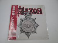 Load image into Gallery viewer, SAXON STRONG ARM OF THE LAW CARRERE P-10971G with OBI Japan LP Vinyl
