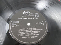Load image into Gallery viewer, Tik &amp; Tok ‎Intolerance Promo C25Y 0087 with OBI LP Vinyl Japan Ver
