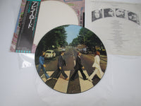 Load image into Gallery viewer, BEATLES ABBEY ROAD Picture disc APPLE EAS-90072 with OBI Japan LP Vinyl
