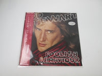 Load image into Gallery viewer, Rod Stewart ‎Foolish Behaviour Promo P-10930W with OBI Japan LP Vinyl
