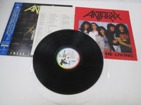 Load image into Gallery viewer, ANTHRAX AMONG LIVING ISLAND R28D-2063 with OBI Japan LP Vinyl
