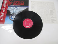 Load image into Gallery viewer, Saxon Wheels Of Steel P-10870G with OBI Japan LP Vinyl
