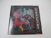 Load image into Gallery viewer, DAVID BOWIE LET'S DANCE Picture disk EYS-91069 with OBI LP Japan Vinyl
