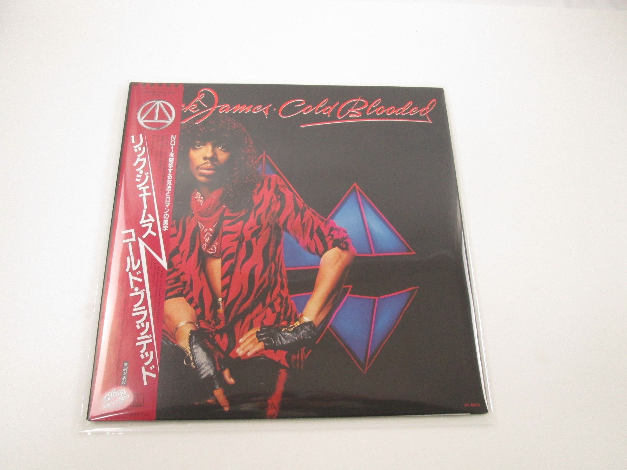 RICK JAMES COLD BLOODED MOTOWN VIL-6063 with OBI Japan LP Vinyl