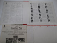 Load image into Gallery viewer, E.B. White's Charlotte's Web OST SJET-9406,7 with OBI Japan LP Vinyl
