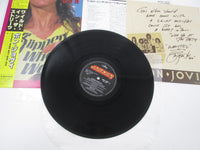 Load image into Gallery viewer, BON JOVI SLIPPERY WHEN WET 28PP-1025 with OBI Sheet Japan LP Vinyl A
