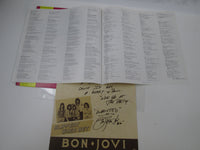 Load image into Gallery viewer, BON JOVI SLIPPERY WHEN WET 28PP-1025 with OBI Sheet Japan LP Vinyl A

