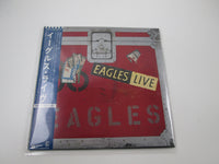 Load image into Gallery viewer, Eagles Eagles Live Asylum Records P-5589~90Y with OBI Japan LP Vinyl

