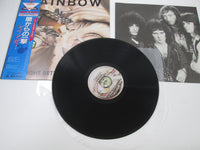 Load image into Gallery viewer, Rainbow ‎Straight Between The Eyes Promo 28MM 0152 with OBI Japan LP Vinyl

