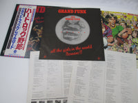 Load image into Gallery viewer, GRAND FUNK ALL THE GIRLS IN THE WORLD BEWARE ECS-80115 OBI Pinnup LP Vinyl B
