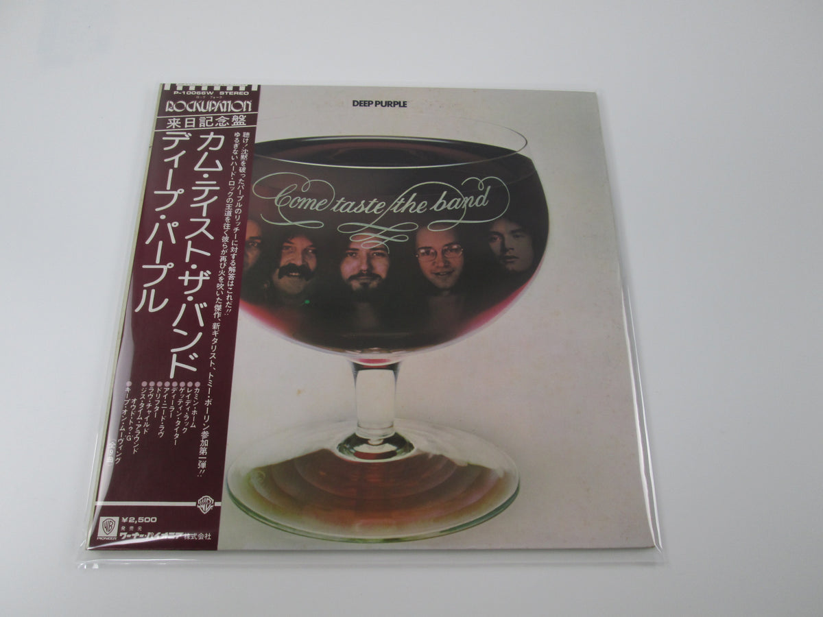 DEEP PURPLE COME TASTE BAND WARNER P-10066W  with OBI Japan VINYL  LP