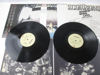 Load image into Gallery viewer, Scorpions World Wide Live EMI EMS-67178~79 with OBI Poster Japan LP Vinyl
