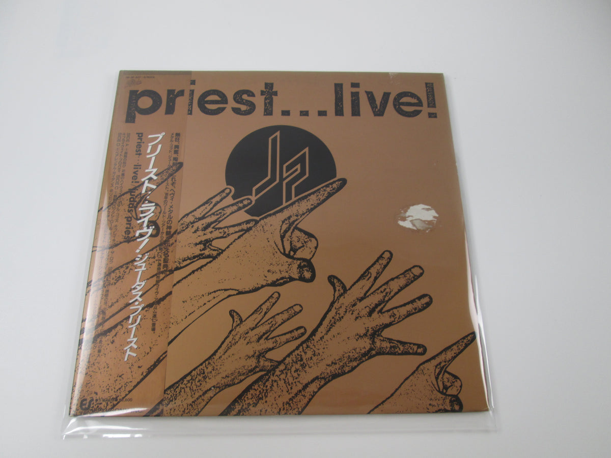JUDAS PRIEST PRIEST LIVE EPIC 38 3P-827 with OBI Seal Japan VINYL  LP