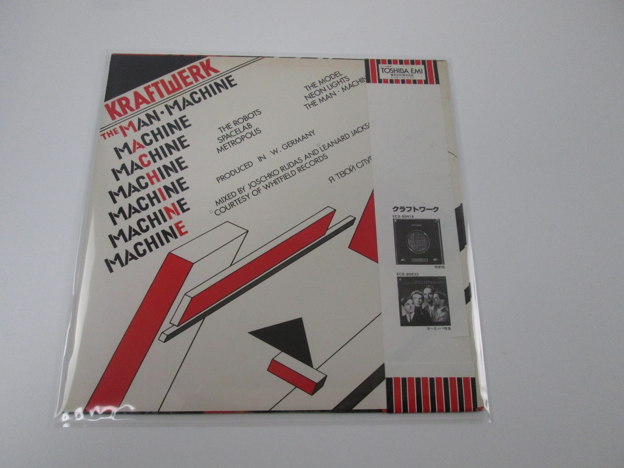 Kraftwerk The Man Machine ECS-81083 with OBI LP Vinyl Japan Ver