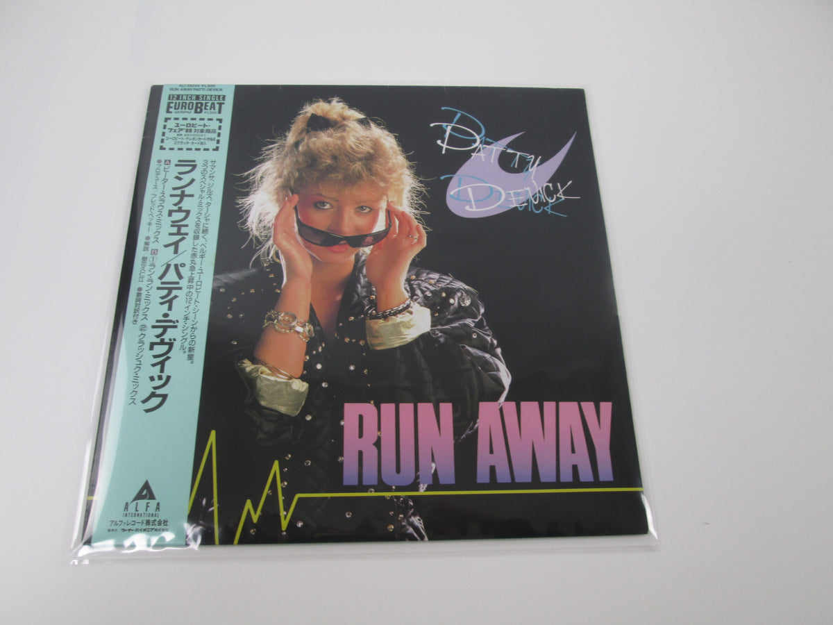 Patty Devick Run Away ALI-13034 with OBI Japan VINYL LP