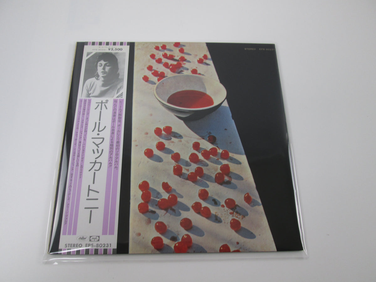 PAUL McCARTNEY MCCARTNEY CAPITOL EPS-80231 with OBI Japan LP Vinyl