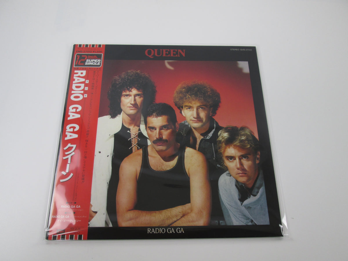 QUEEN Radio Ga Ga EMS-27012 with OBI Japan VINYL LP