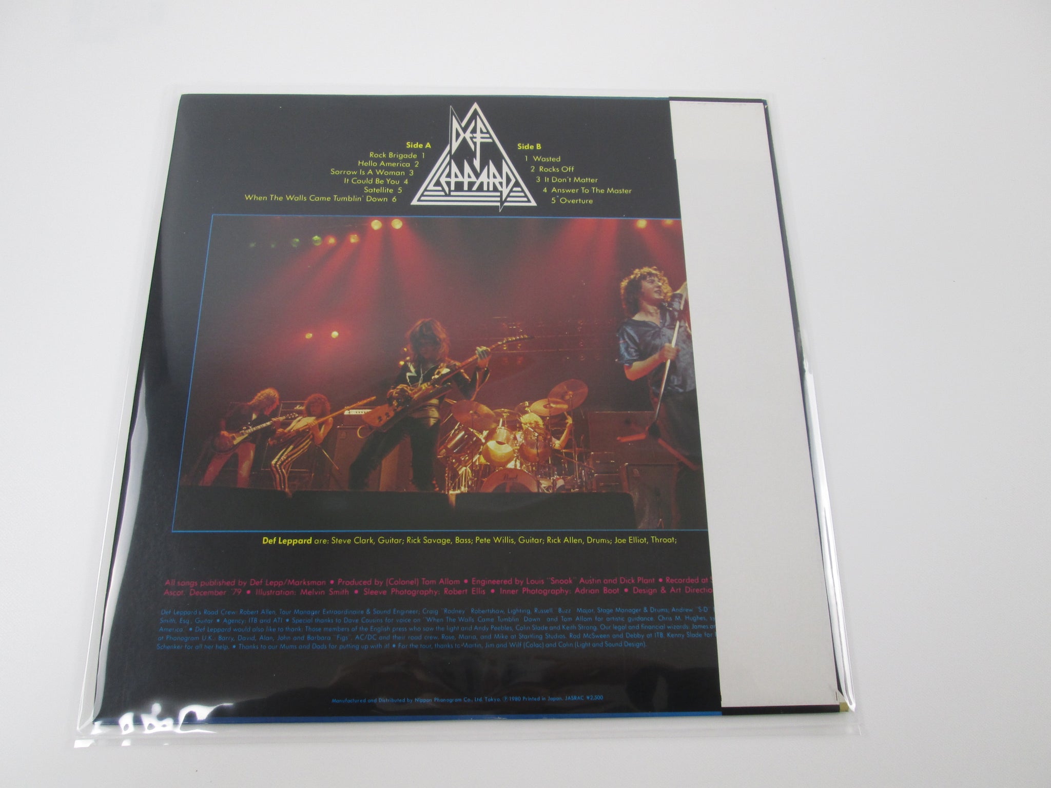 Def Leppard On Through The Night Vertigo RJ-7664 with OBI LP