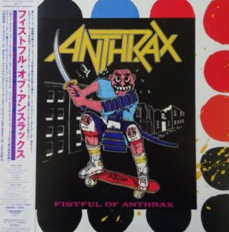 Anthrax Fistful Of Anthrax Polystar R28R-2025 with OBI LP Vinyl Japan Ver