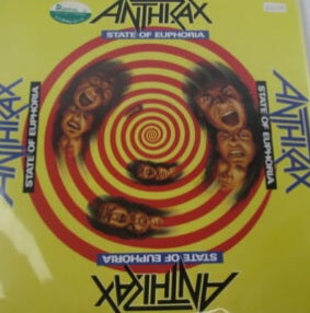 Anthrax State Of Euphoria R38D 9001 with OBI LP Vinyl Japan Ver