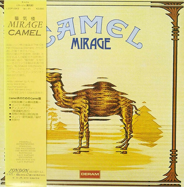 CAMEL MIRAGE LONDON L20P 1043 with OBI LP Vinyl Japan Ver