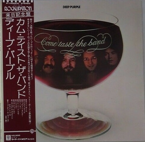 Deep Purple Come Taste The Band Warner Bros. P-10066W with OBI LP Vinyl Japan Ver