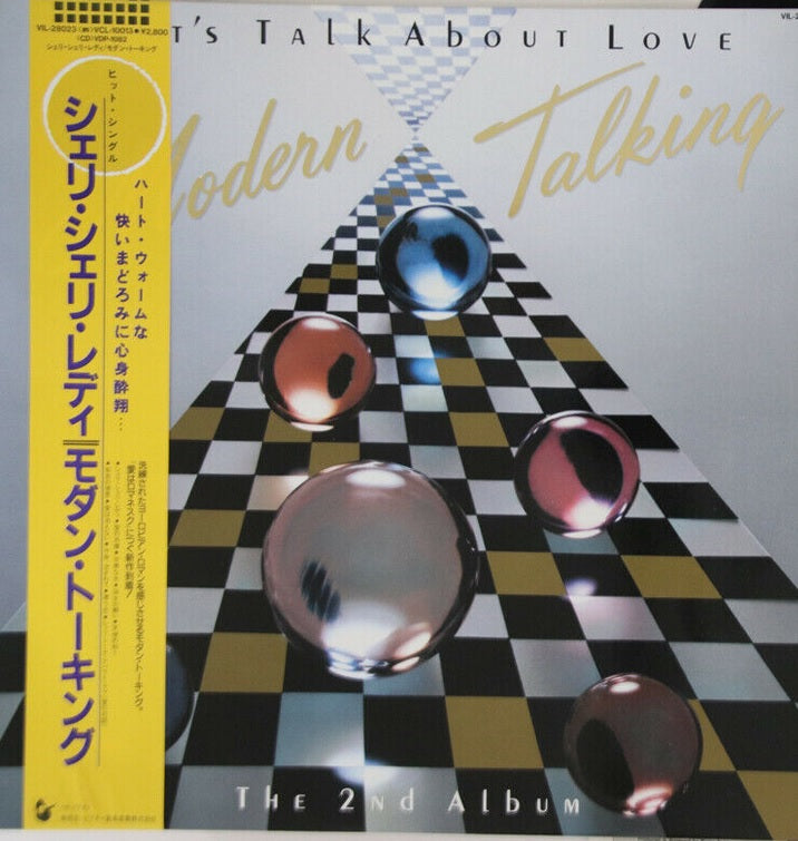 Modern Talking Let's Talk About Love VIL-28023 with OBI LP Vinyl Japan Ver