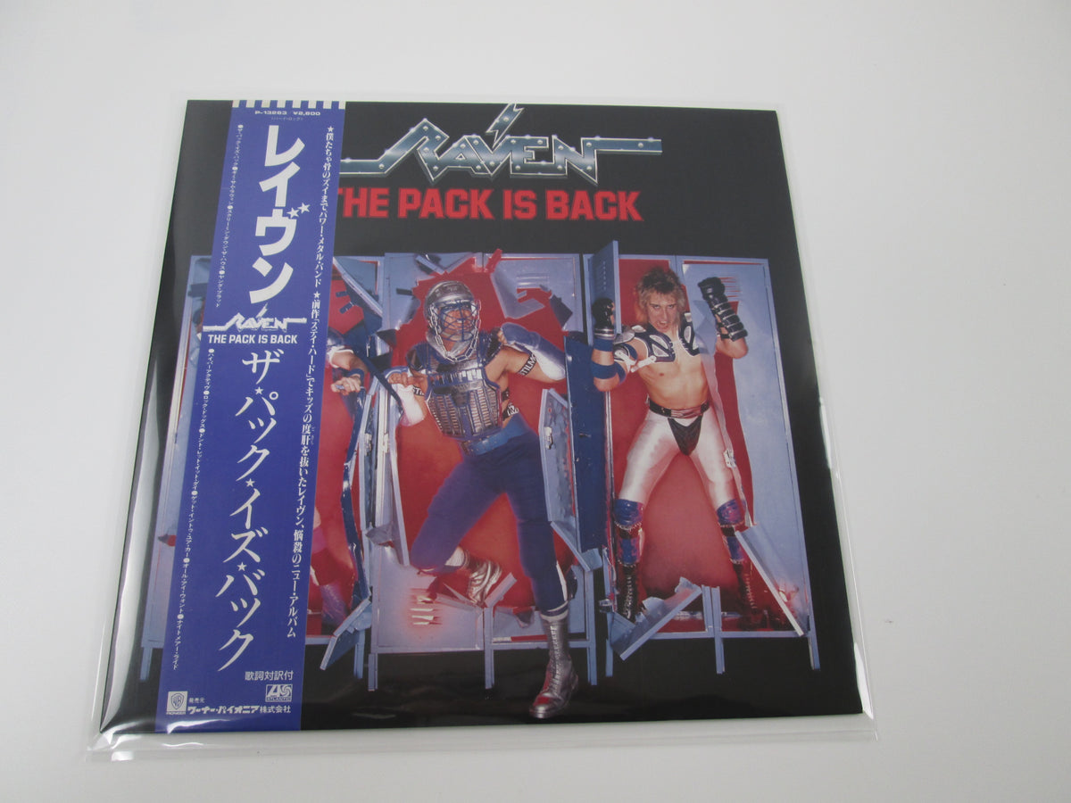 Raven The Pack Is Back Atlantic P-13263 with OBI Japan LP Vinyl
