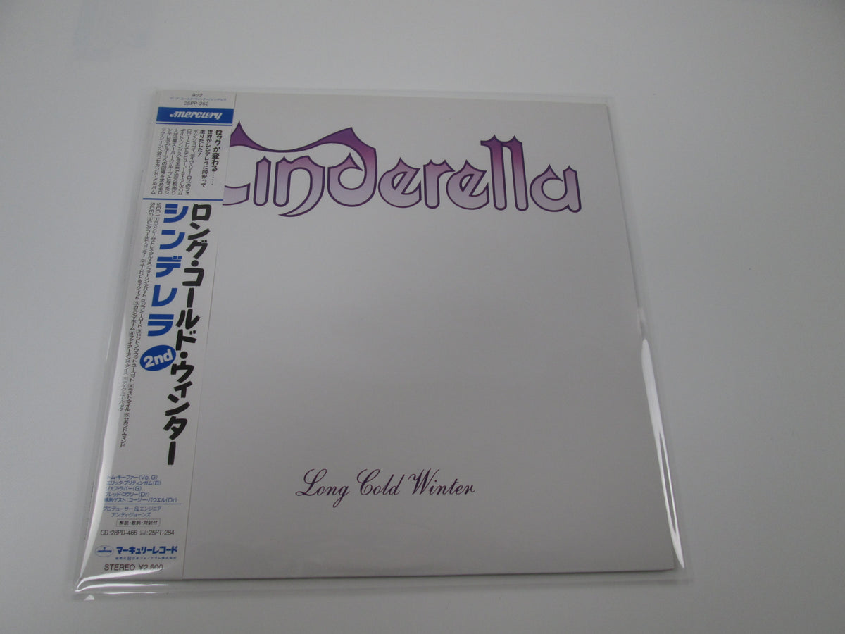 CINDERELLA LONG COLD WINTER MERCURY 25PP-252 with OBI LP Vinyl Japan Ver