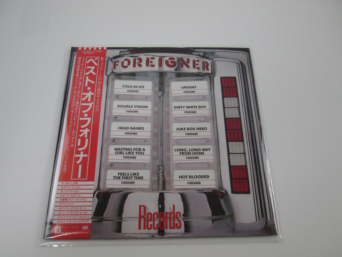 FOREIGNER RECORDS P-11320  with OBI Japan  LP Vinyl