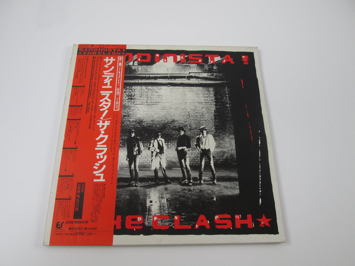 CLASH SANDINISTA EPIC 49 3P-253~5 with OBI LP Vinyl Japan Ver