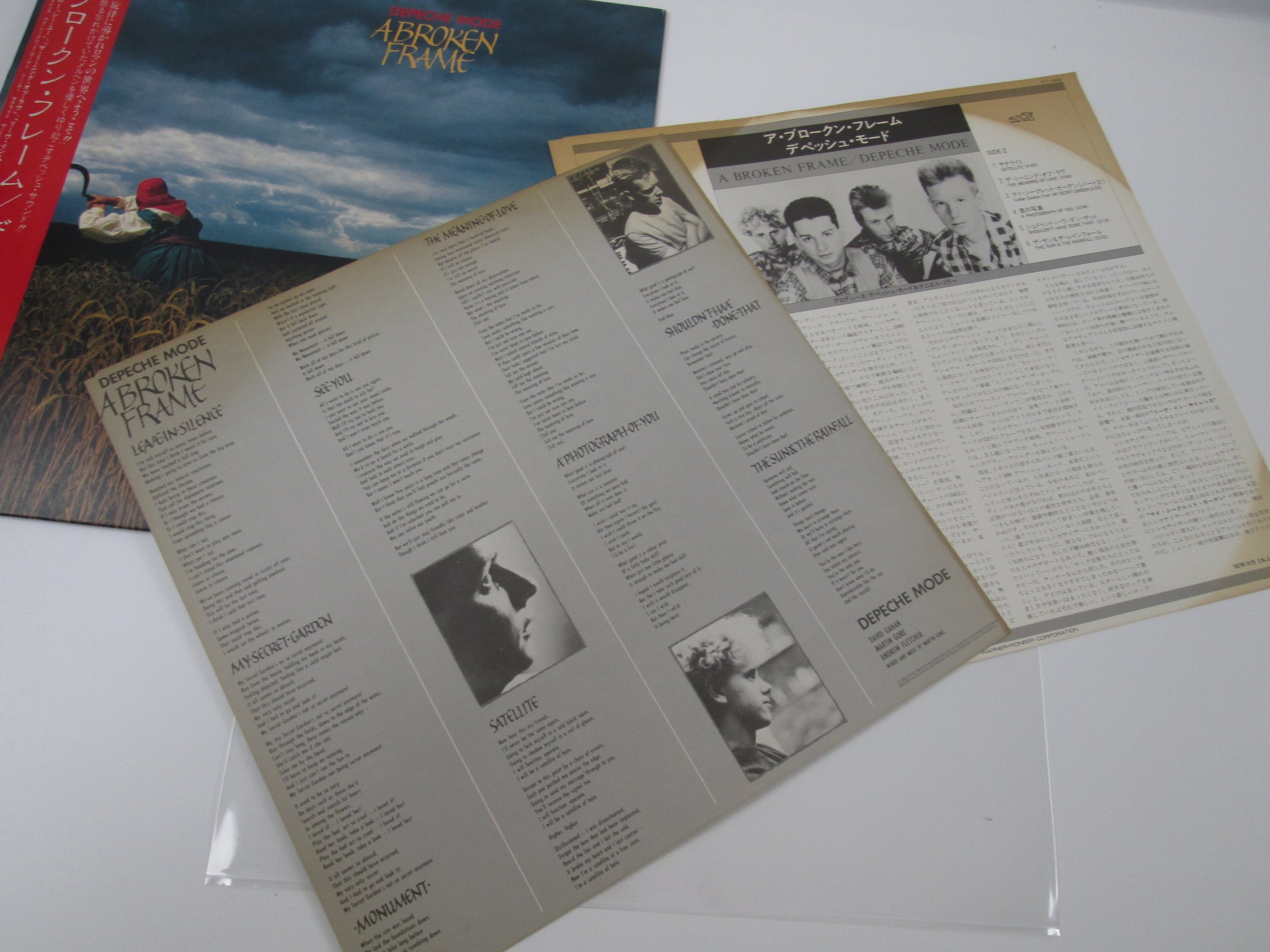 DEPECHE MODE A BROKEN FRAME SIRE P-11294 with OBI LP Vinyl Japan 