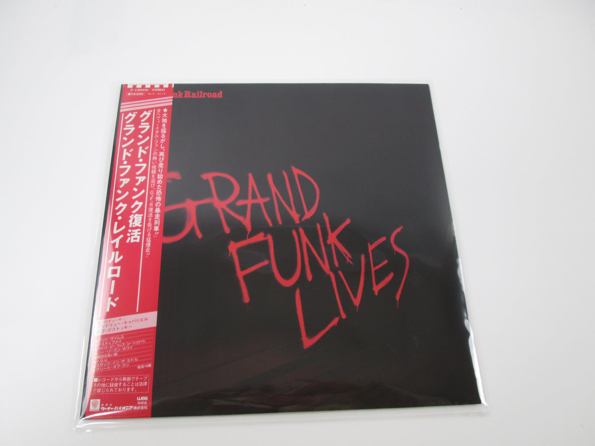 GRAND FUNK RAILROAD LIVES WARNER P-11094W with OBI Japan VINYL  LP