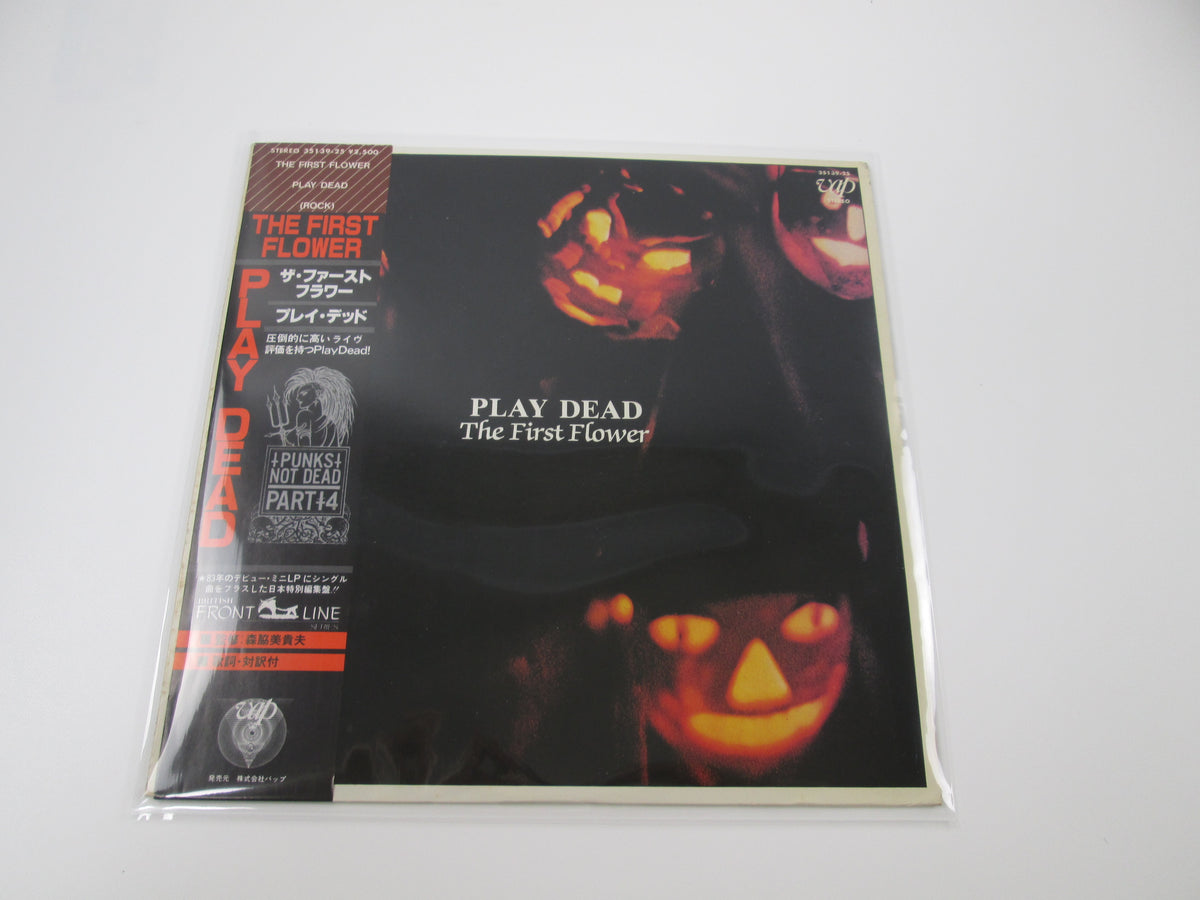 PLAY DEAD THE FIRST FLOWER VAP 35139-25 with OBI Japan VINYL  LP