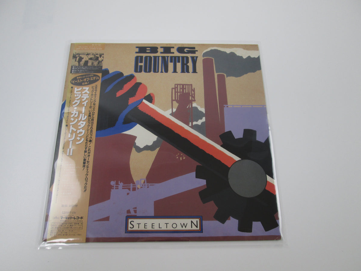 Big Country Steeltown Mercury 25PP-141 with OBI Japan  LP Vinyl