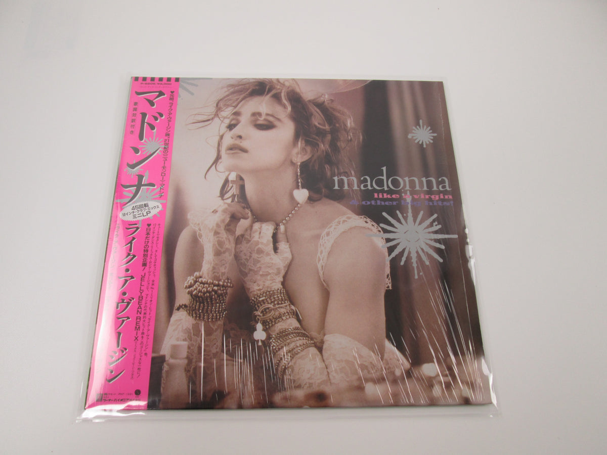 Madonna ‎Like A Virgin & Other Big Hits! ‎P-6206 with OBI Japan VINYL LP