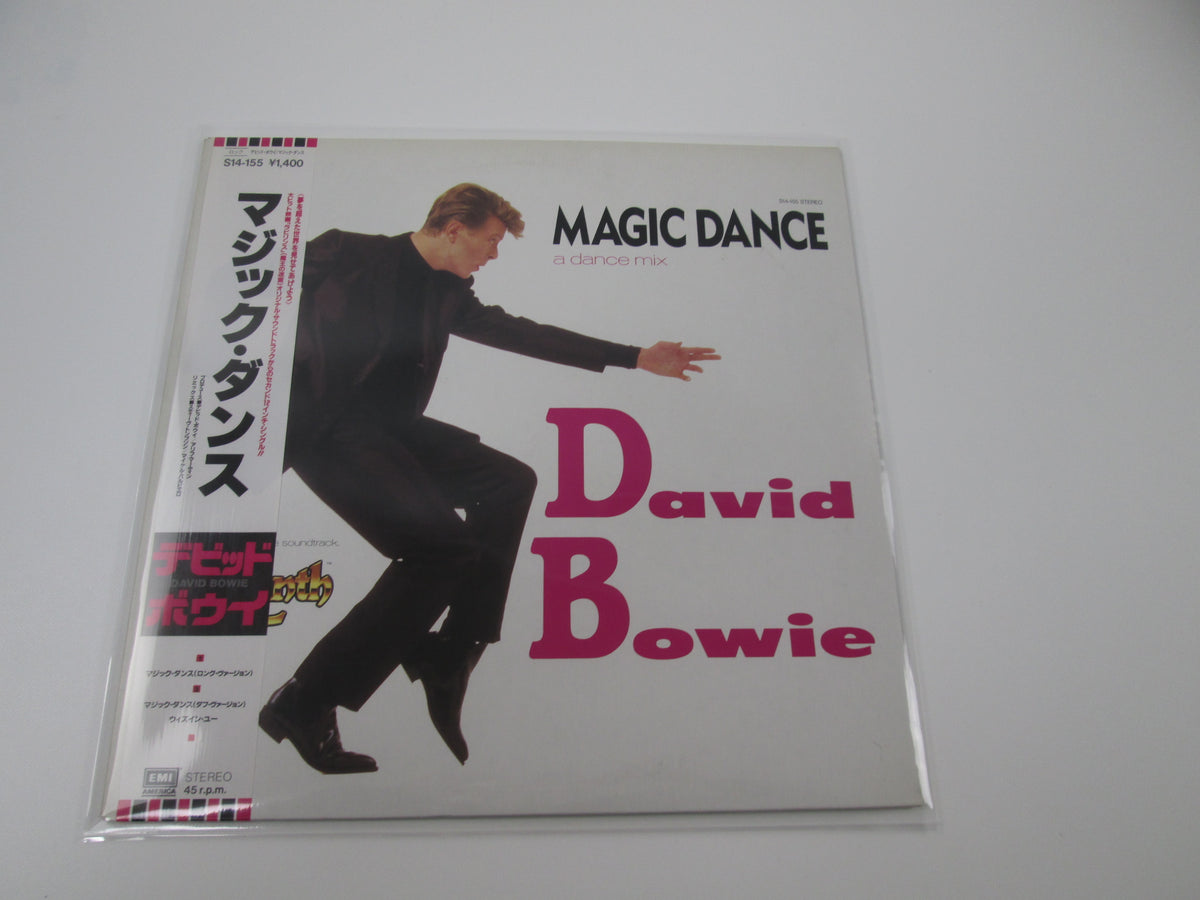 David Bowie Magic Dance EMI S14-155 With OBI Japan VINYL  LP