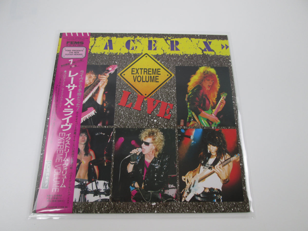 Racer X Extreme Volume Live SP25-5330  with OBI Japan VINYL  LP