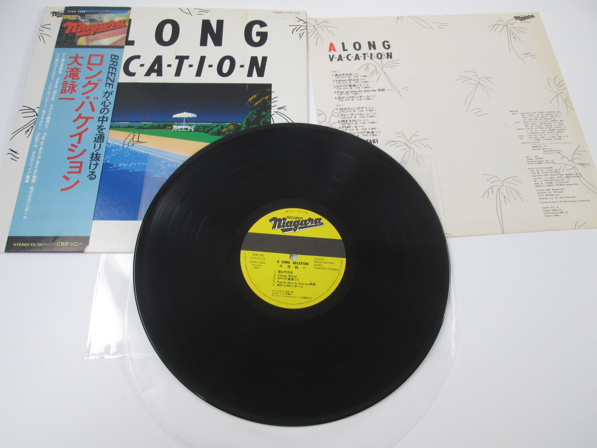 Eiichi Ohtaki A Long Vacation Niagara Records 27AH 1234 With
