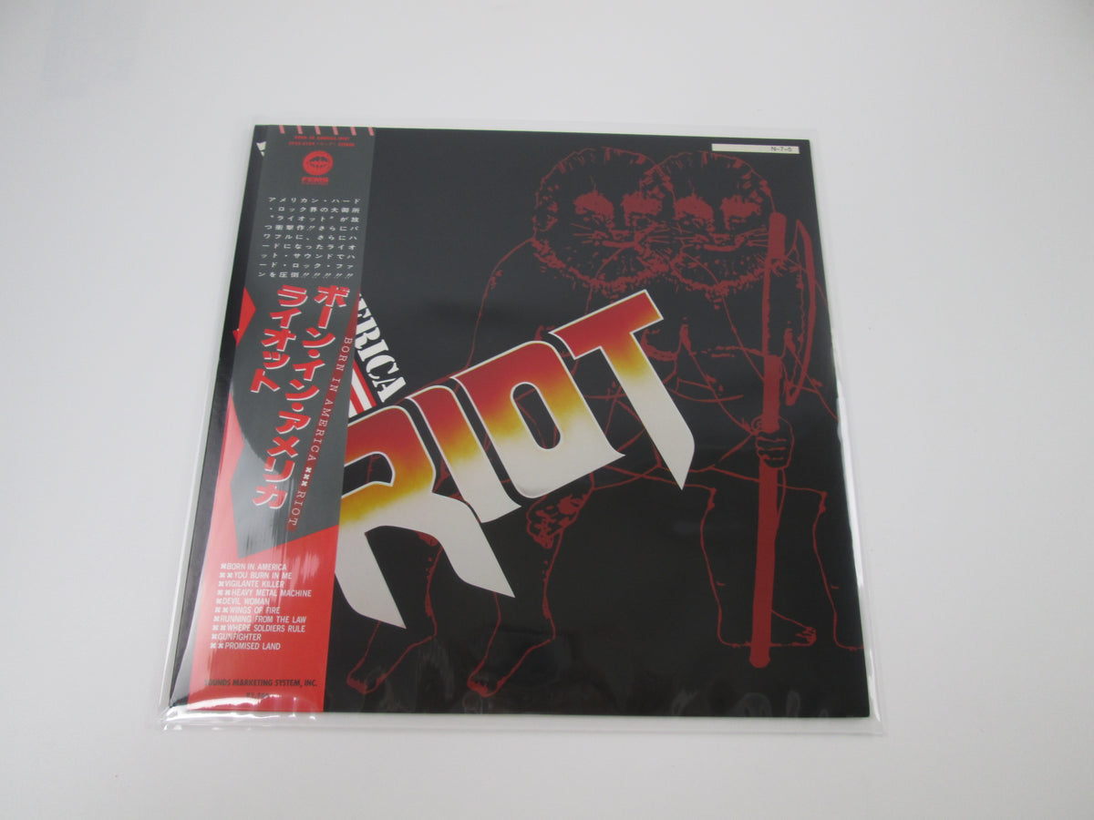 RIOT BORN IN AMERICA FEMS SP25-5109 with OBI Japan VINYL LP