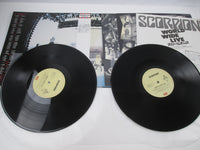 Load image into Gallery viewer, SCORPIONS WORLD WIDE LIVE EMI EMS-67178,9 with OBI LP Vinyl Japan Ver
