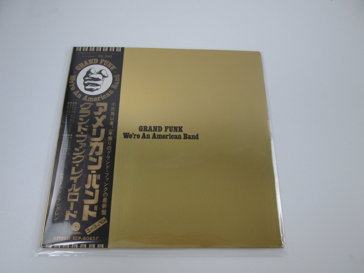 GRAND FUNK WE'RE AN AMERICAN BAND CAPITOL ECP-80857 with OBI Japan VINYL LP