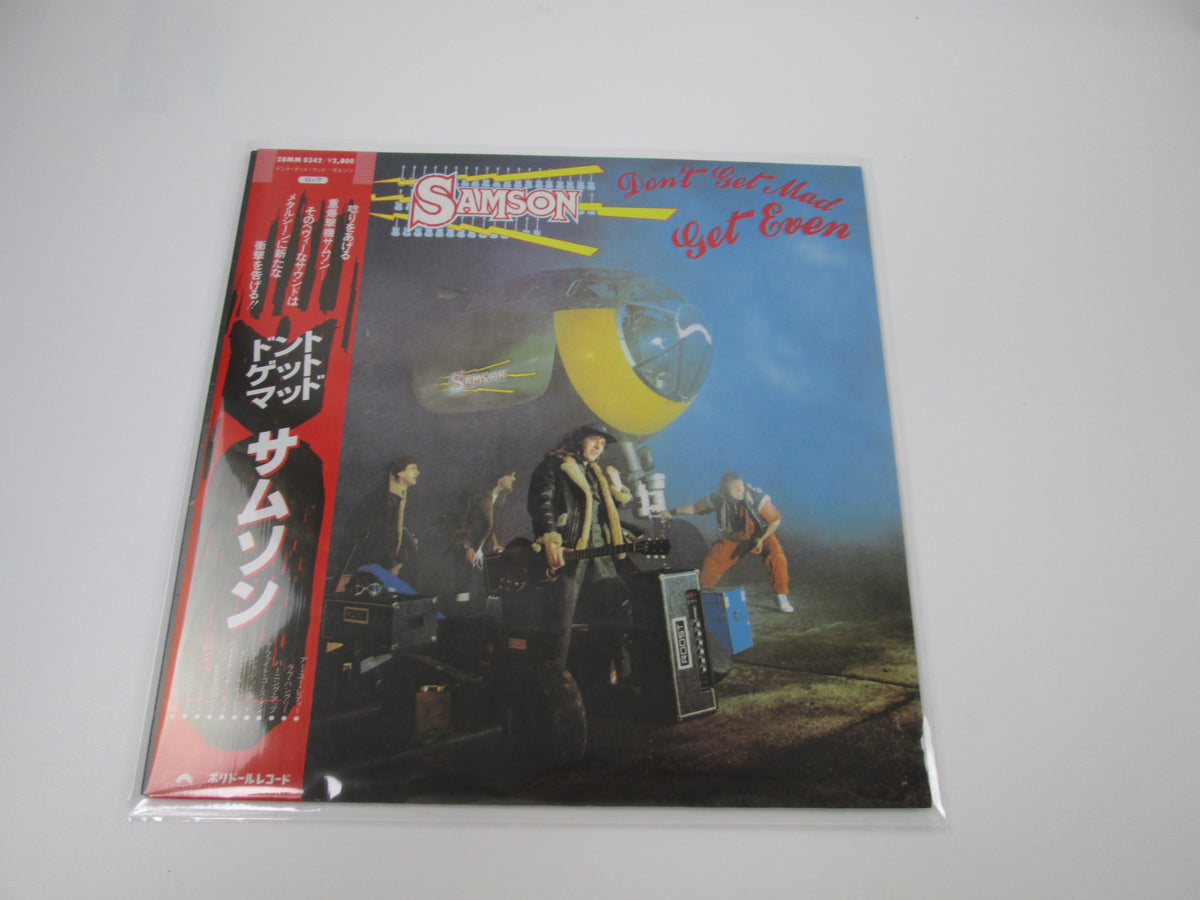 Samson Don't Get Mad Get Even 28MM 0342 with OBI Japan  LP Vinyl