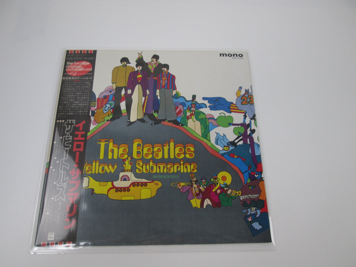 BEATLES YELLOW SUBMARINE EMI/ODEON EAS-70138 with OBI Japan LP Red Vinyl