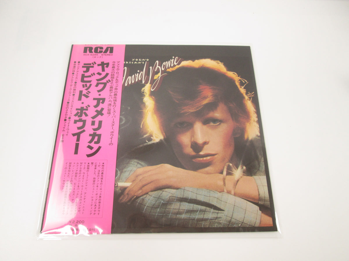DAVID BOWIE YOUNG AMERICANS RCA RCA-6285 with OBI Japan VINYL LP